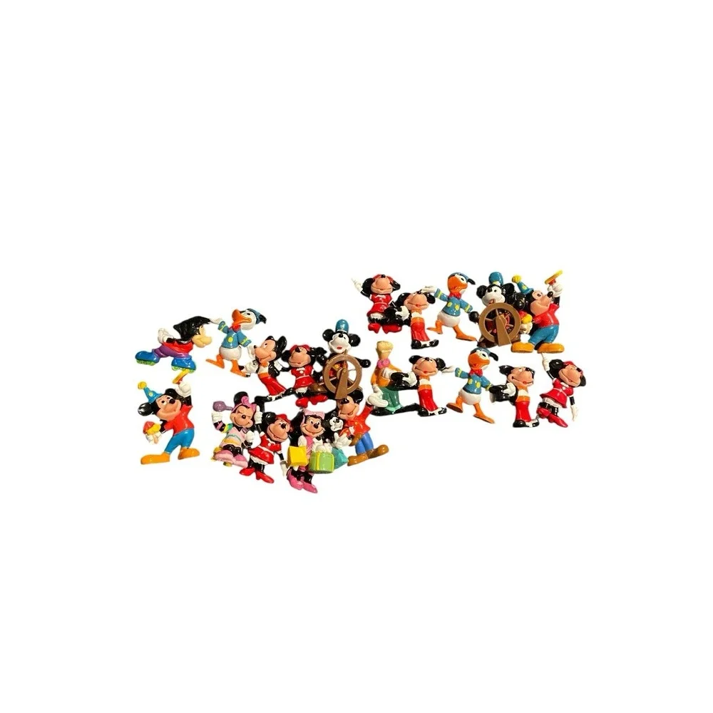 Vintage Disney Applause Mickey Minnie Donald Goofy PVC Figures Duplicates Lot 20